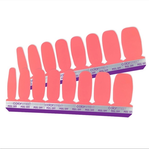 *Retired* Color Street: Caribbean Coral | Spring Summer Tropical Pink Orange - Picture 12 of 12